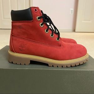 Red Timberland Boots
